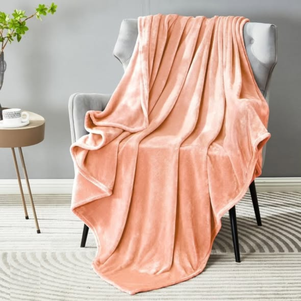 Coral Fleece Throw Blanket