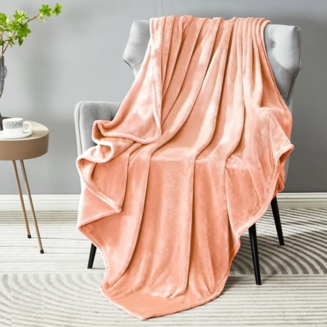 Coral Fleece Throw Blanket