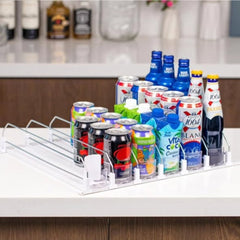Beverage propeller / adjustable shelf pusher