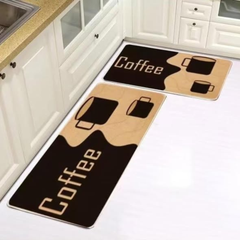 2-Piece Anti-Slip Kitchen Mat Set