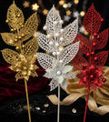 Glitter Christmas Floral Picks