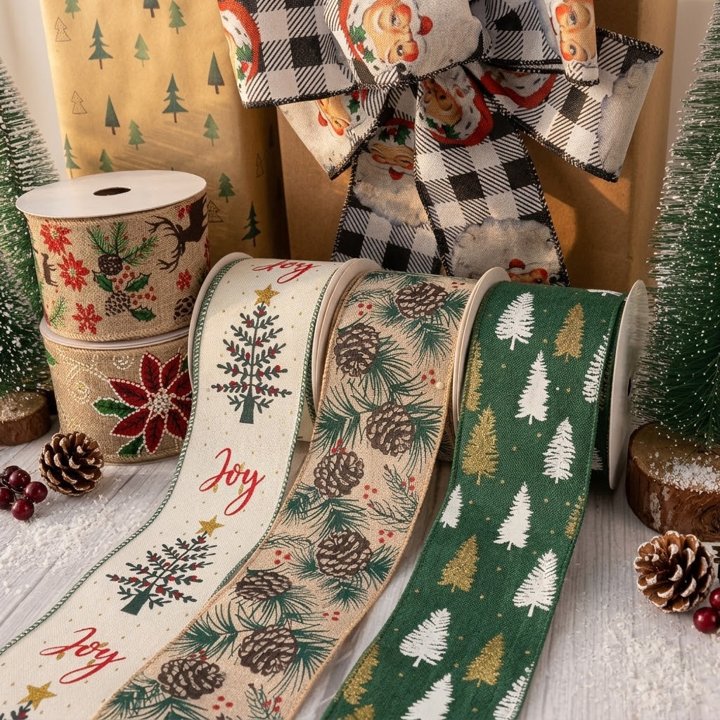 Christmas 10M Decorative Ribbon