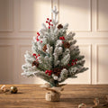 Snow Covered Christmas Tree Decoration