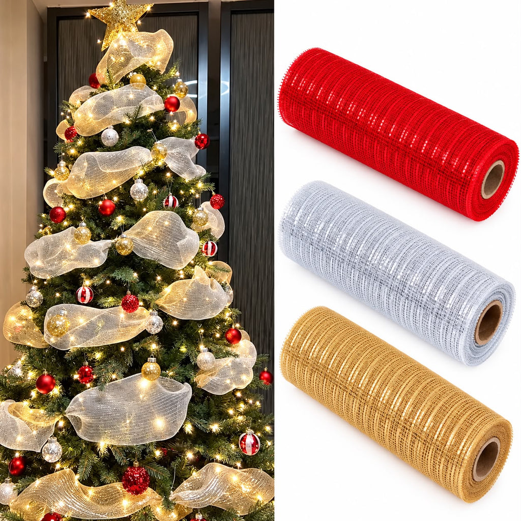 Christmas Mesh Ribbon