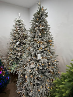 Pre-Lit PVC Artificial Christmas Tree With 3000 Leaves
