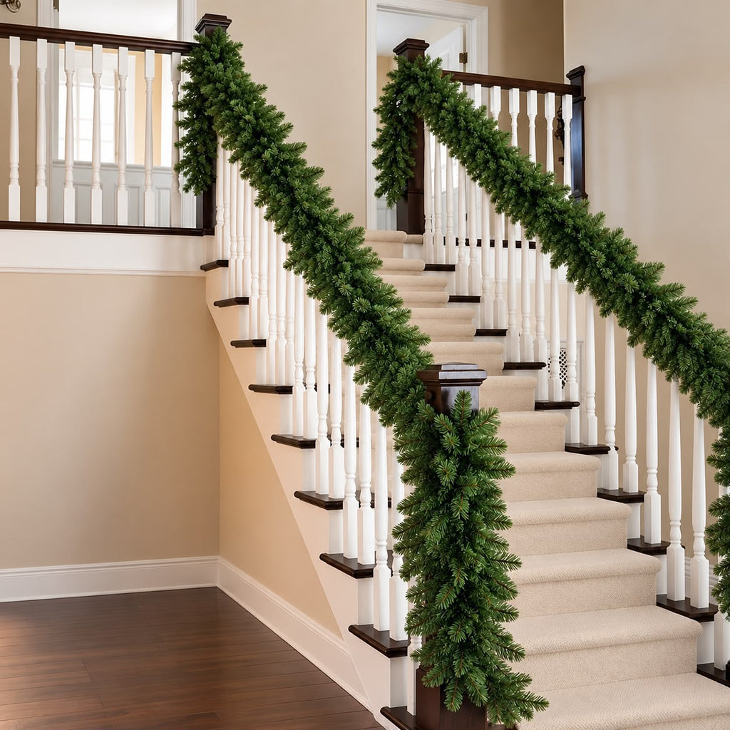 Green Christmas Garland