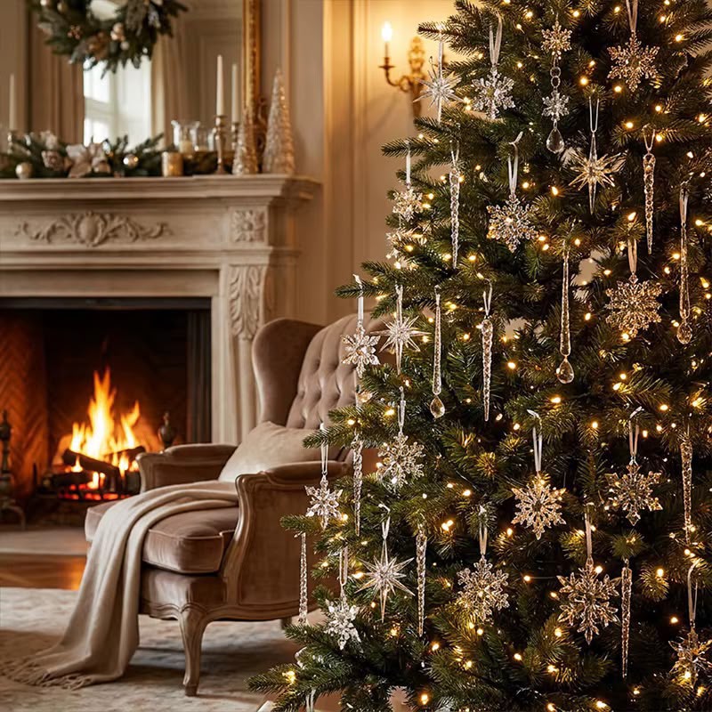 Transparent Christmas Tree Ornaments