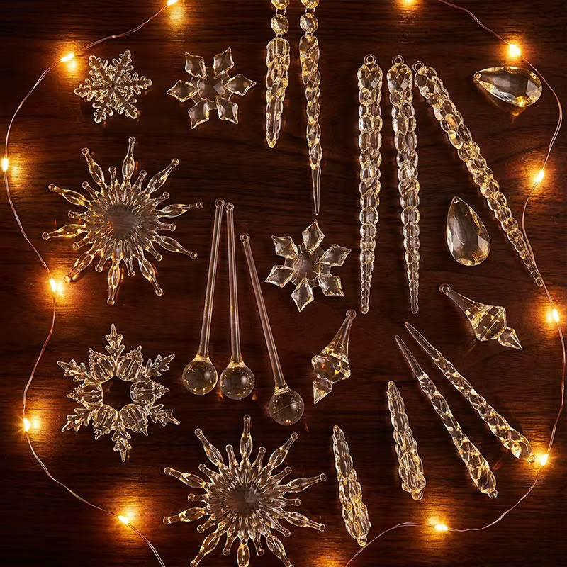 Transparent Christmas Tree Ornaments