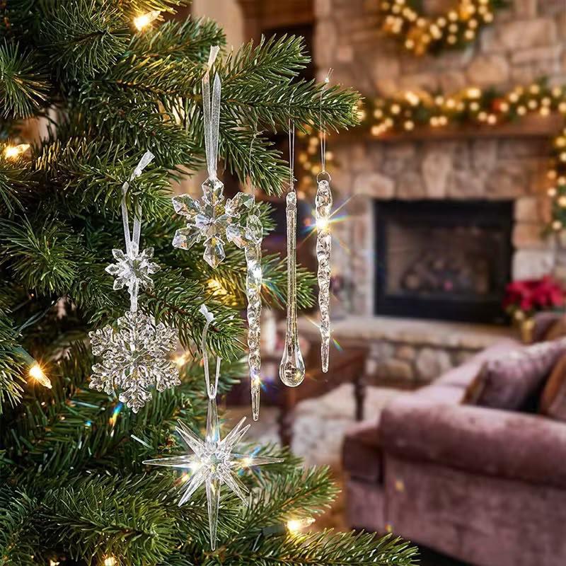 Transparent Christmas Tree Ornaments
