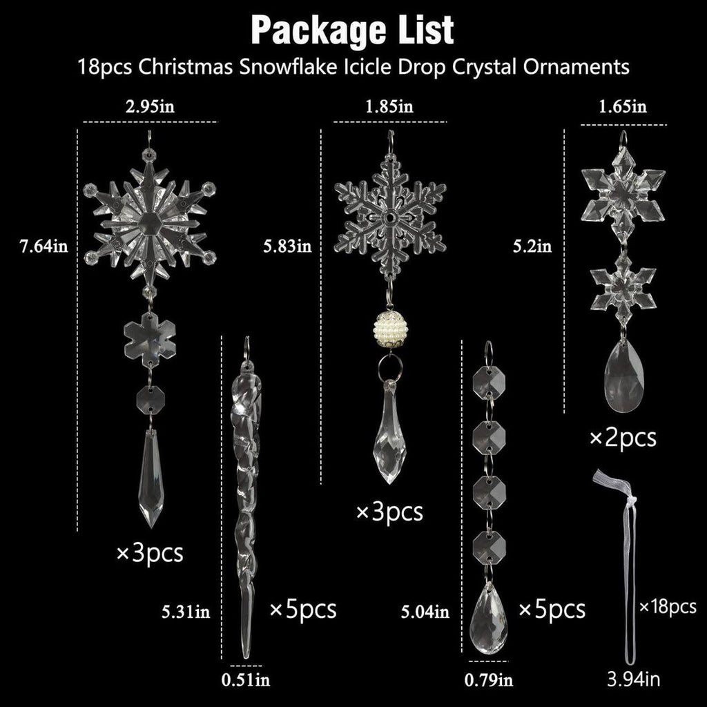 Transparent Christmas Tree Ornaments
