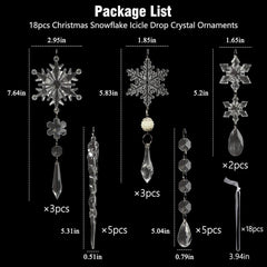 Transparent Christmas Tree Ornaments
