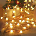 Christmas Warm White Star String Lights