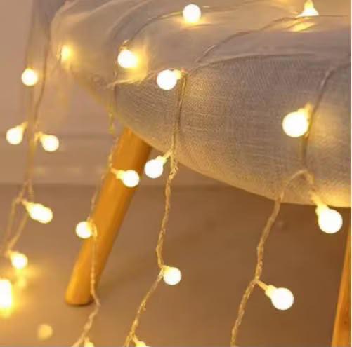 Christmas Warm White Star String Lights
