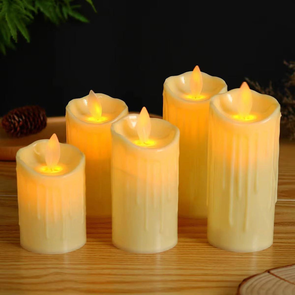 Christmas 5Pcs Set Led Candles