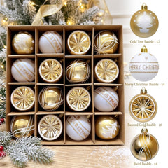 Christmas 16Pcs Tree Baubles