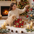 44Pc Christmas Tree Baubles