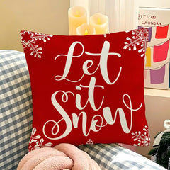 4-Piece Christmas Cushion Cover Set 45x45cm
