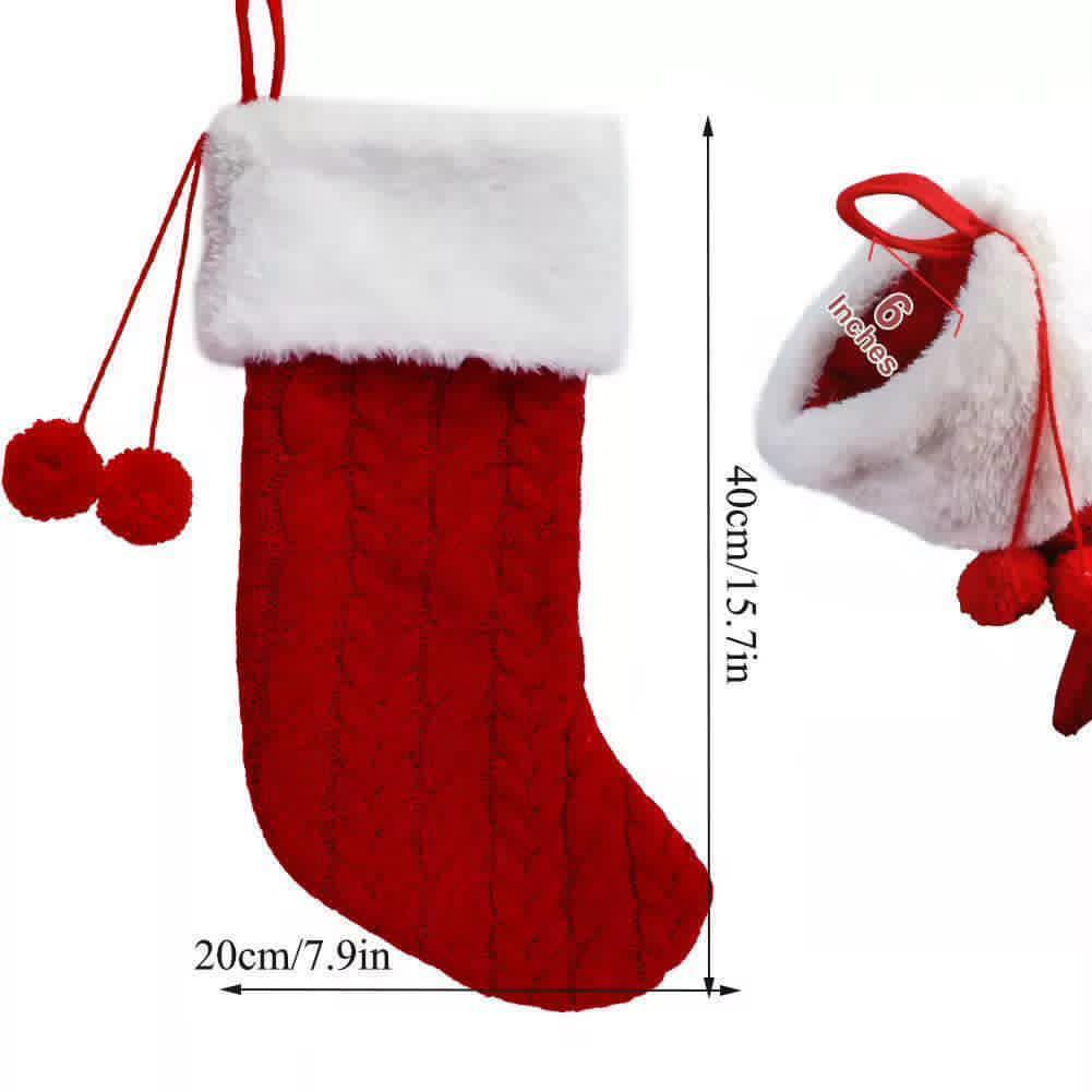 Christmas Knitted Fireplace Socks