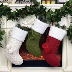 Christmas Knitted Fireplace Socks
