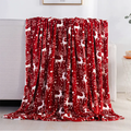 Christmas Sherpa Fleece Throw Blanket