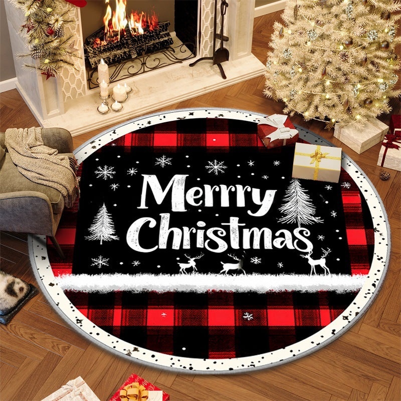 Christmas Circular Carpet