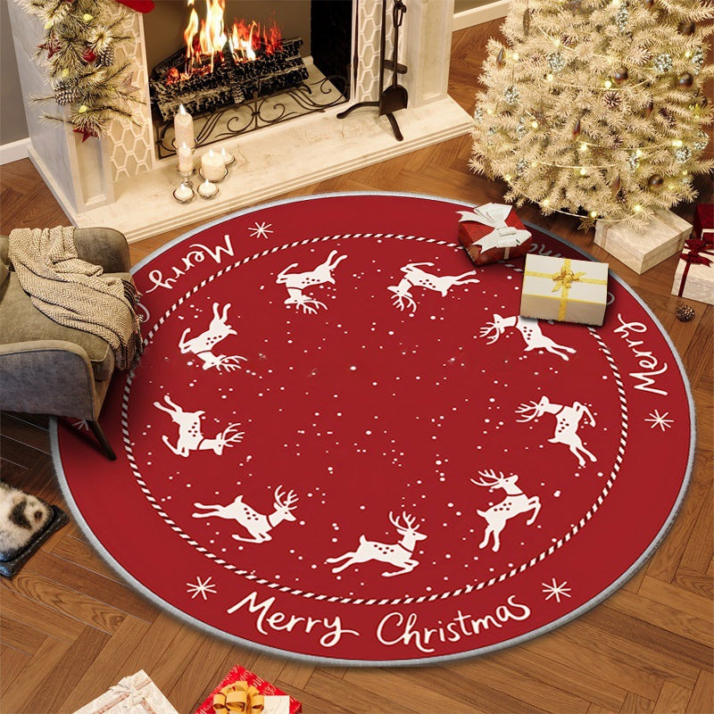 Christmas Circular Carpet