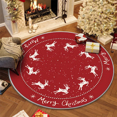 Christmas Circular Carpet