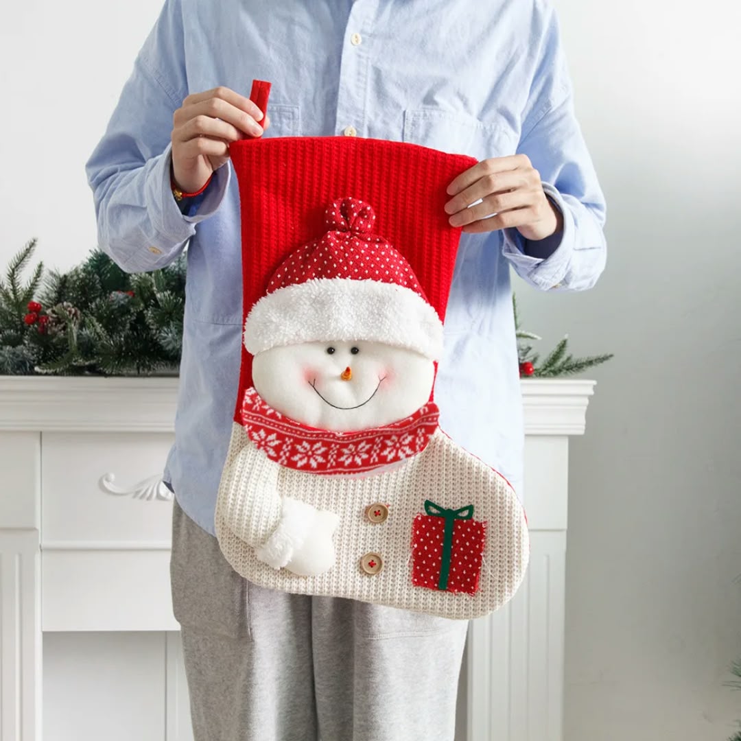 Large Christmas Stocking Socks