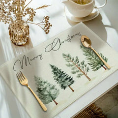 6Pcs Christmas Placemats
