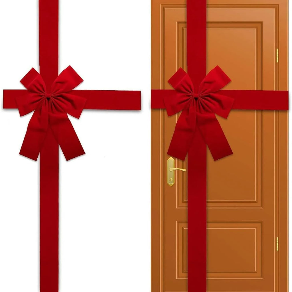 Christmas Door Hanging Bow