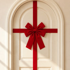 Christmas Door Hanging Bow