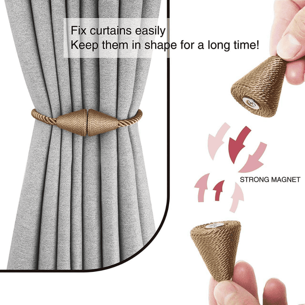 Magnetic Curtain Tiebacks