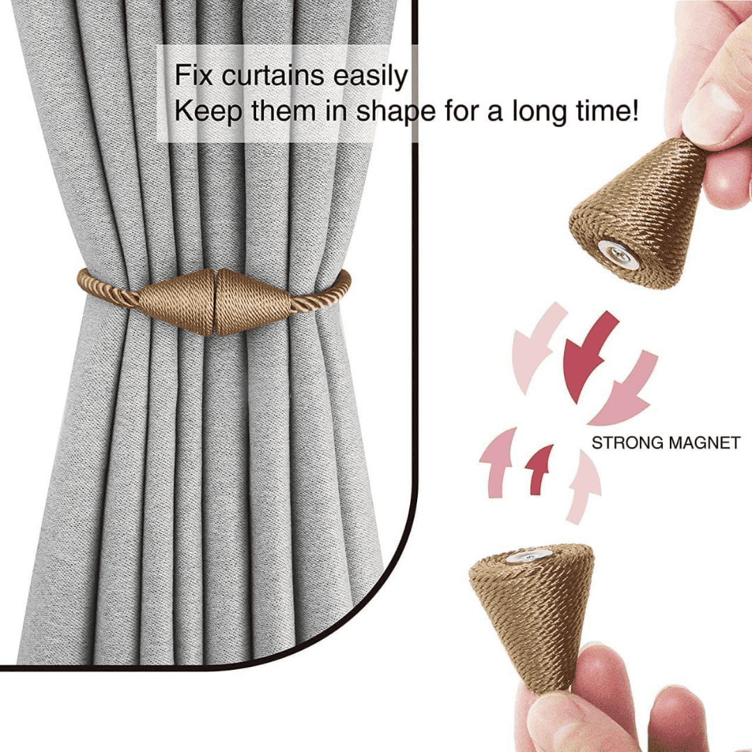 Magnetic Curtain Tiebacks