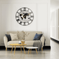 Large World Map Wall Clock for Living Room Decoration