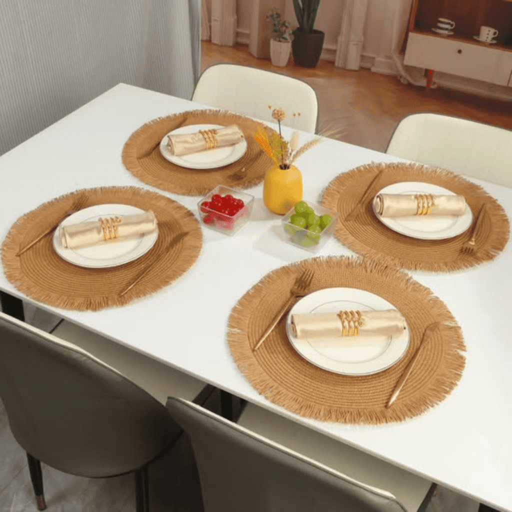 6pcs Set Woven Table Placemats