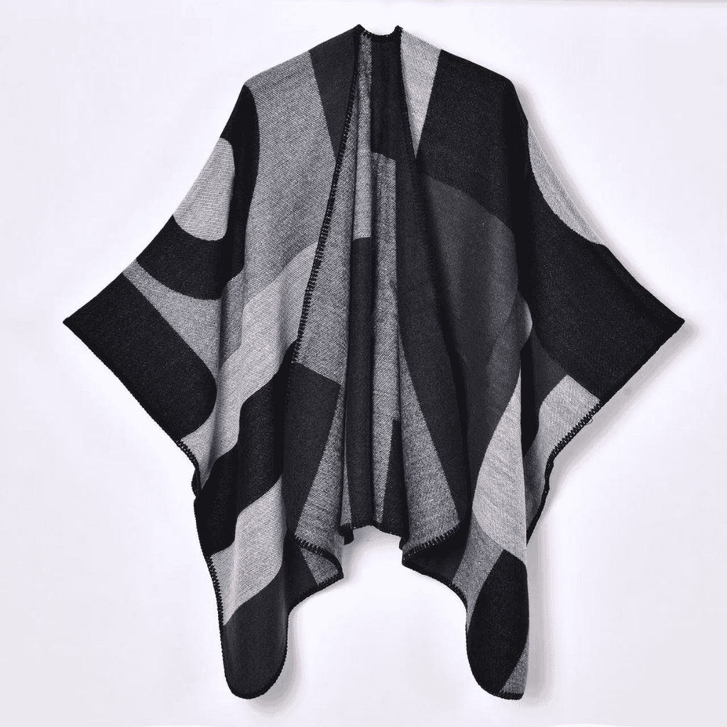 Women Geometric Wrap Shawl/Poncho