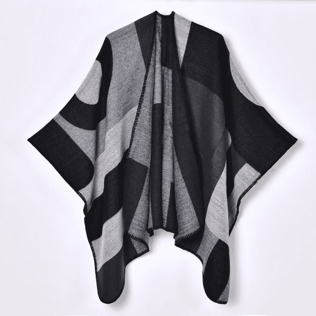 Women Geometric Wrap Shawl/Poncho