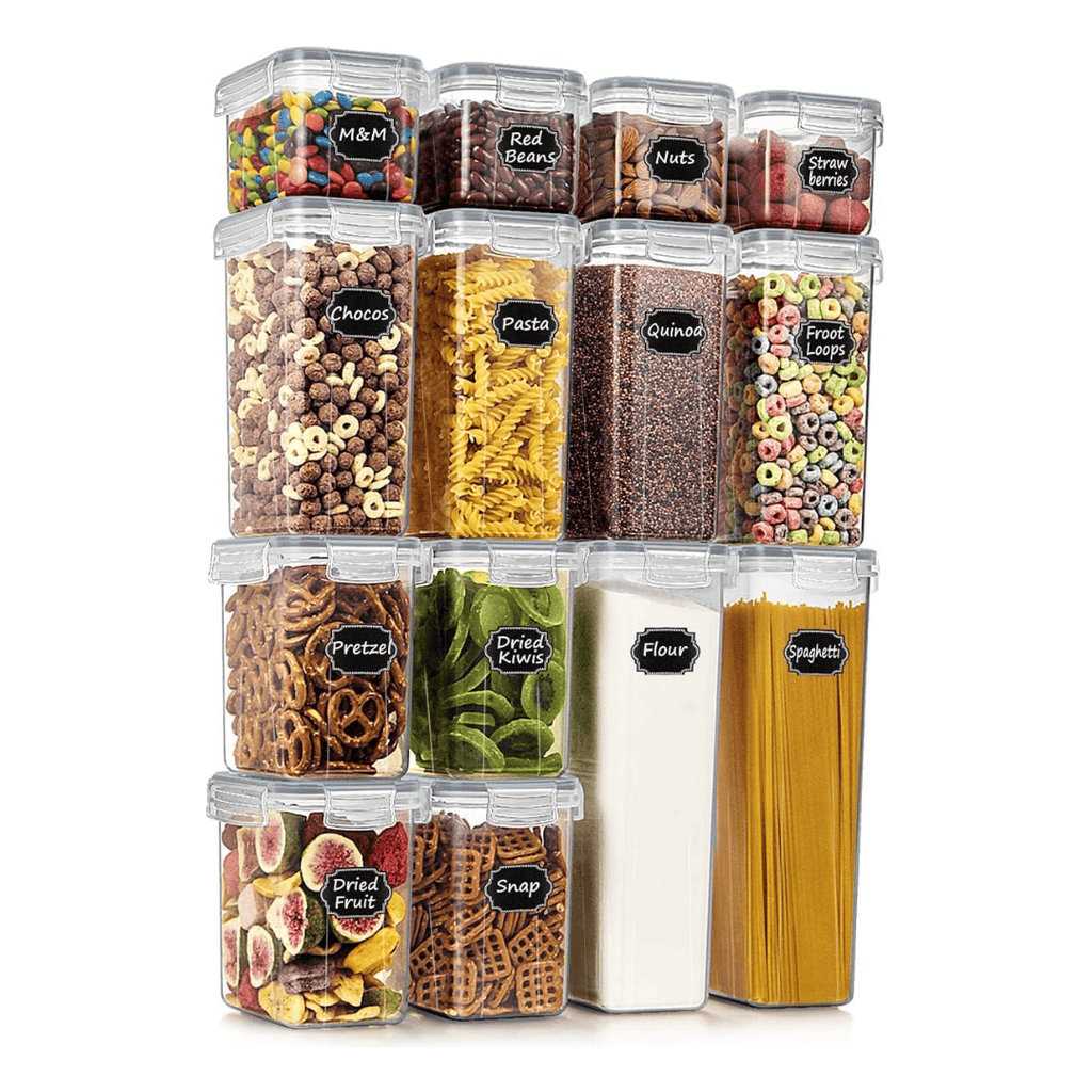 14pcs BPA-Free Airtight Plastic Containers
