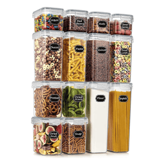 14pcs BPA-Free Airtight Plastic Containers