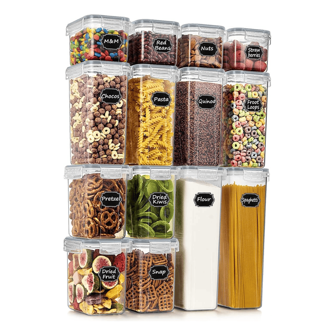 14pcs BPA-Free Airtight Plastic Containers