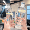 700ml Large Capacity Sports Water Bottle with Time Marker