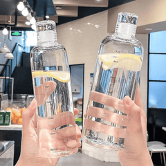 700ml Large Capacity Sports Water Bottle with Time Marker