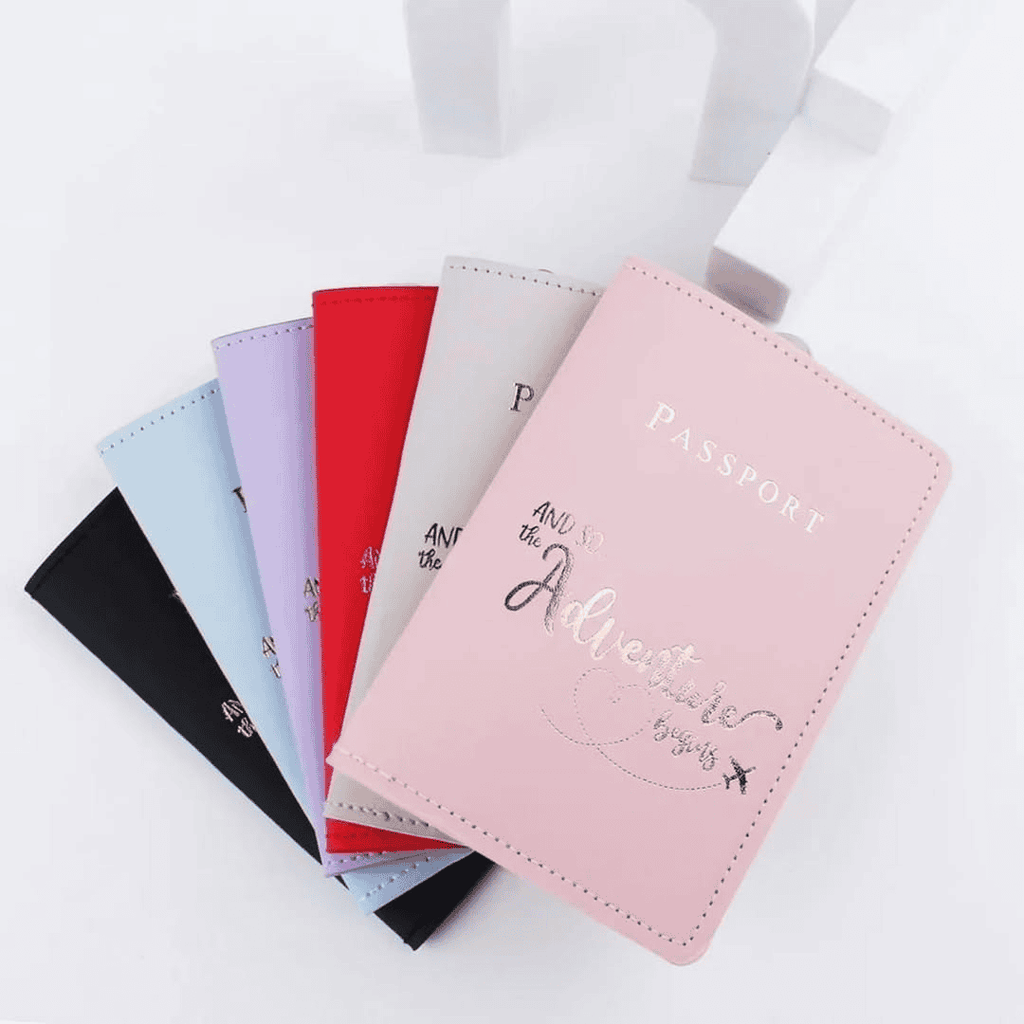 PU Leather Passport Cover Holder