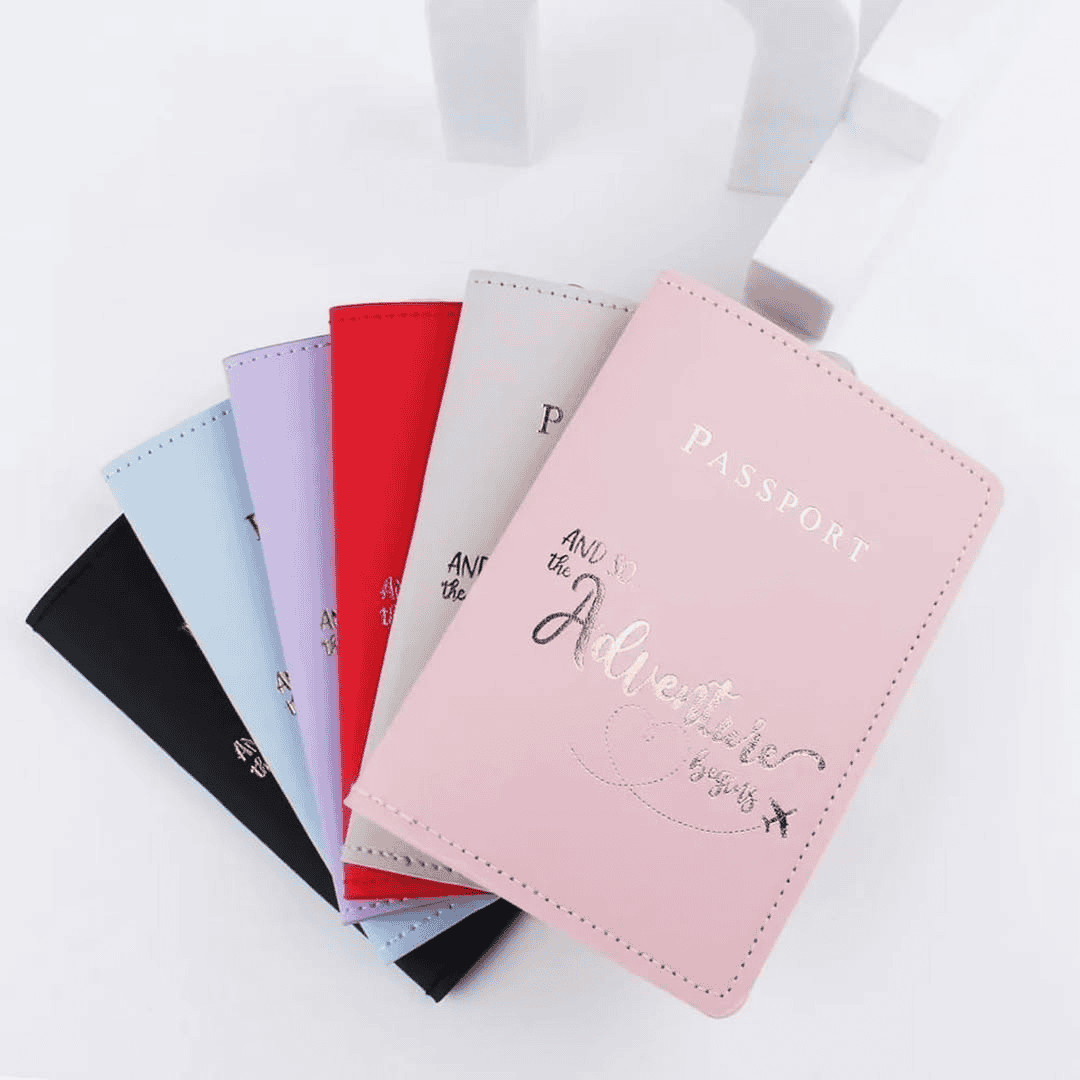 PU Leather Passport Cover Holder