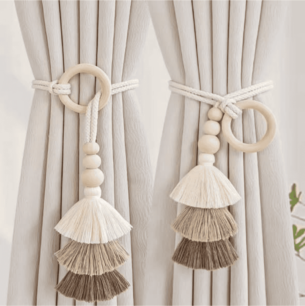 2pcs Tassel Curtain Tie Backs