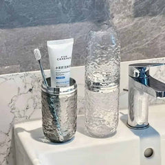 Water Ripple Portable Toothbrush Paste Holder