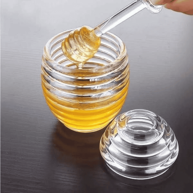 Acrylic Honey Dispenser with Dipper