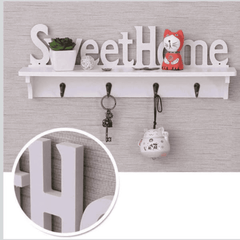 Key Holder Sweet Home Wall Mounted Rack