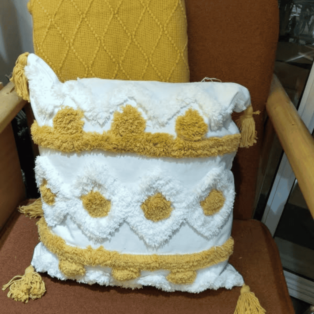 Boho Style Throw Pillow Cover With Tassel