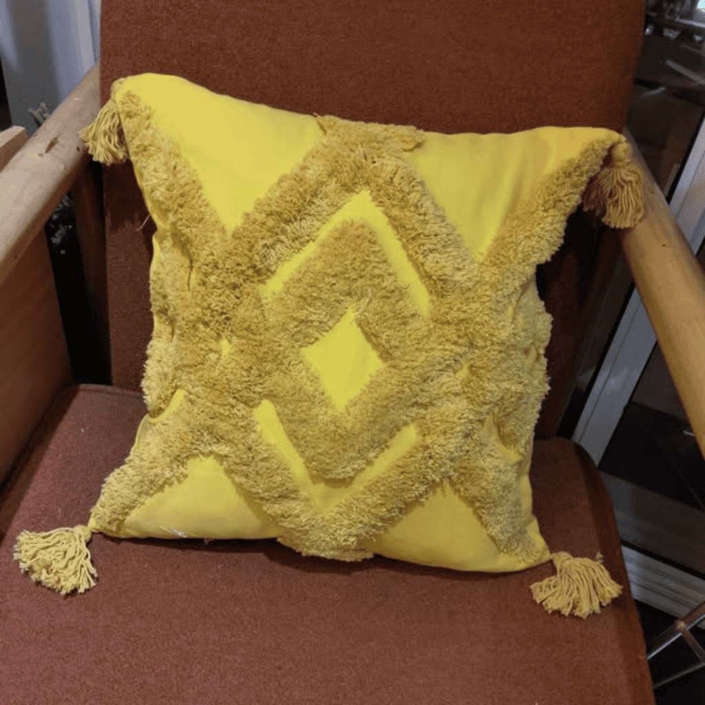 Boho Style Throw Pillow Cover With Tassel